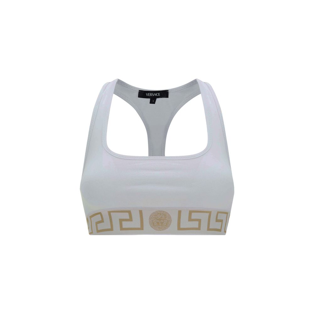 Versace White Cotton Bra