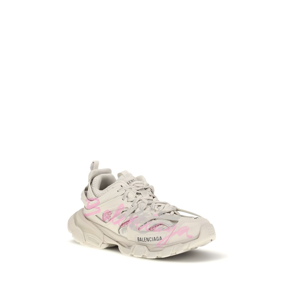Balenciaga Beige Polyethylene Athletic Sneakers