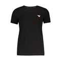 Guess Jeans Black Organic Cotton Women T-Shirt