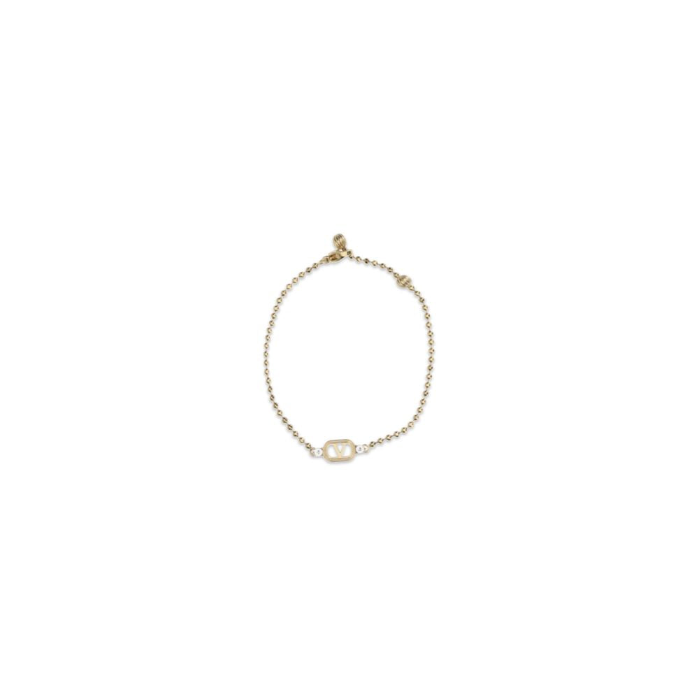 Valentino Garavani Gold Brass Bracelet
