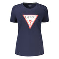 Guess Jeans Blue Organic Cotton Women T-Shirt