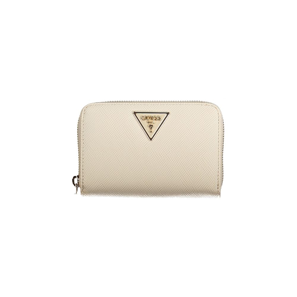 Guess Jeans Beige Polyurethane Women Wallet