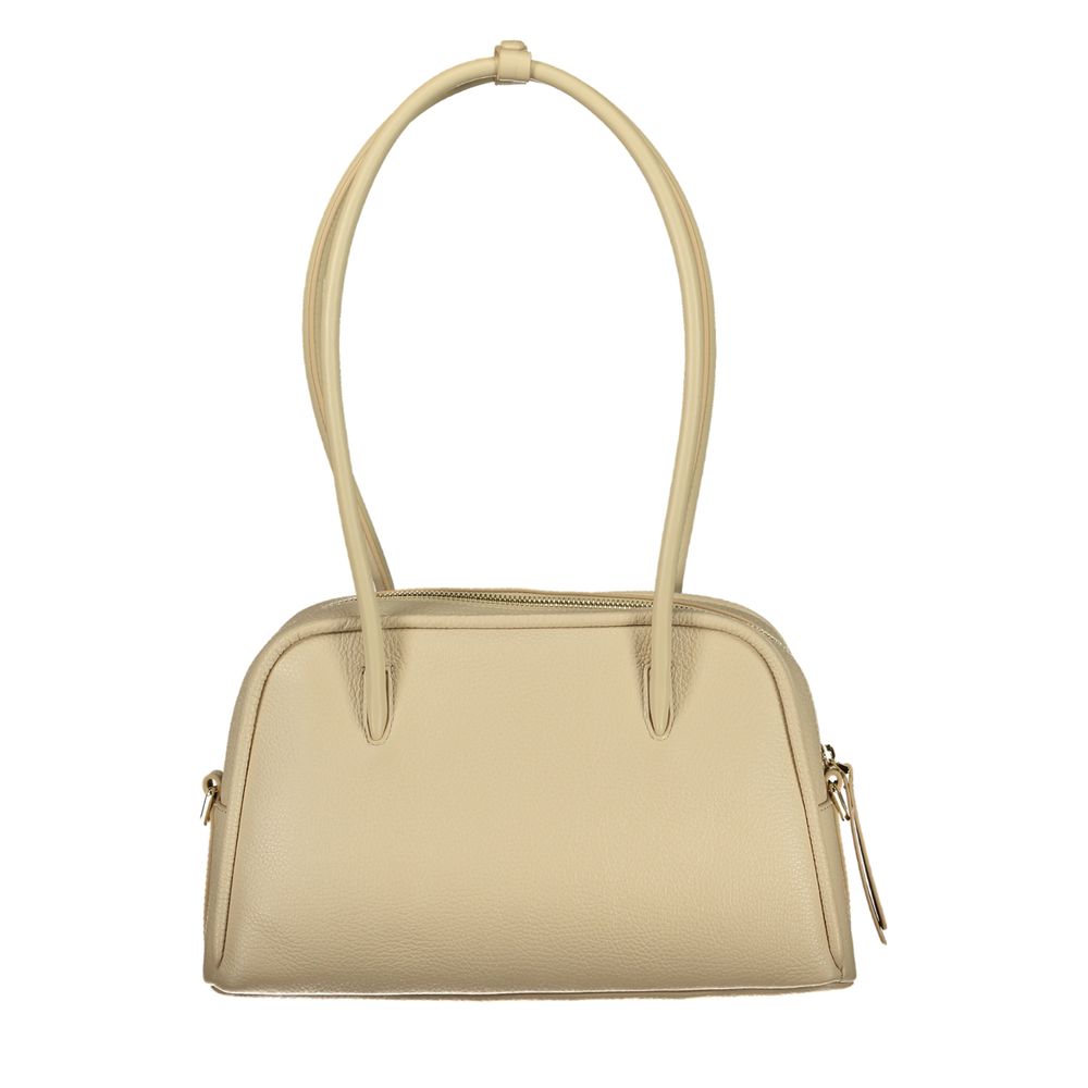 Coccinelle Beige Leather Women Handbag