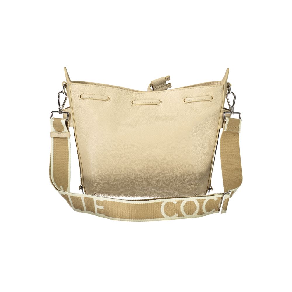 Coccinelle Beige Leather Women Handbag