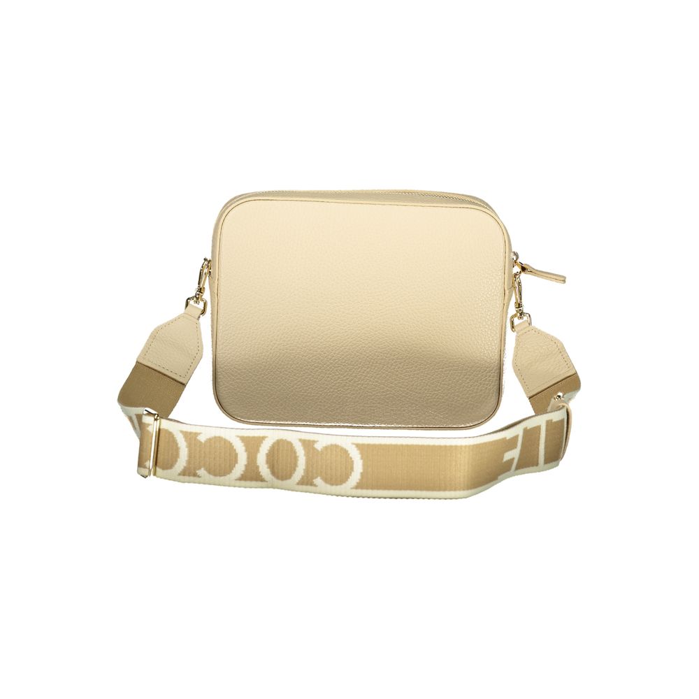 Coccinelle Beige Leather Women Handbag