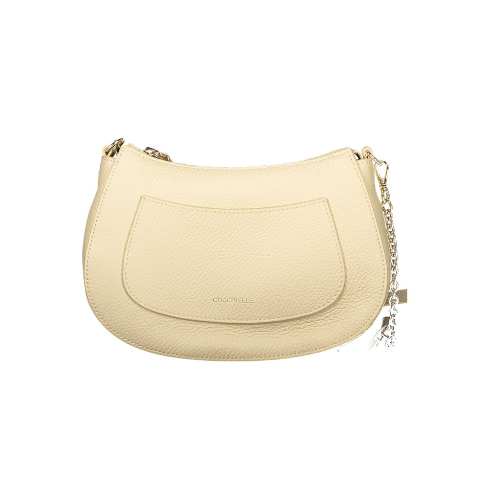 Coccinelle Beige Leather Women Handbag