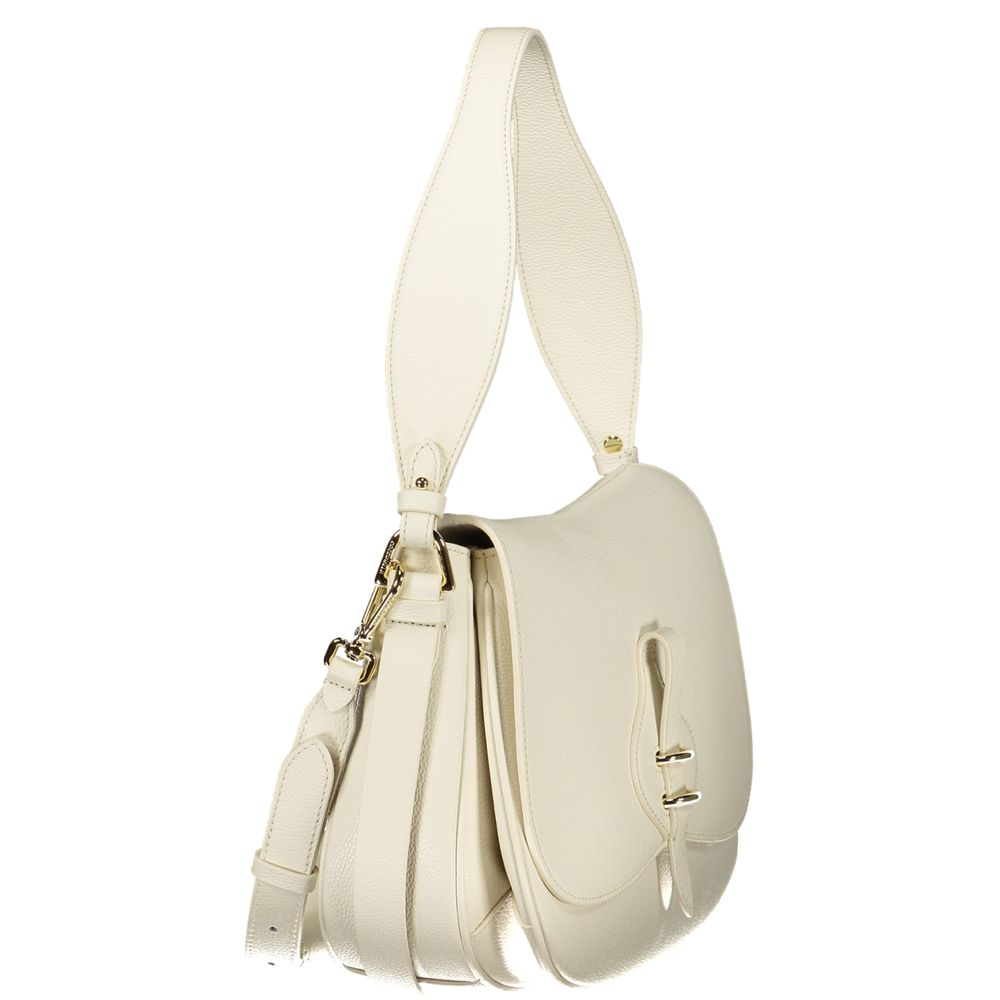 Coccinelle Bianco Leather Women Handbag