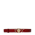 Versace Red Leather Regular Belt