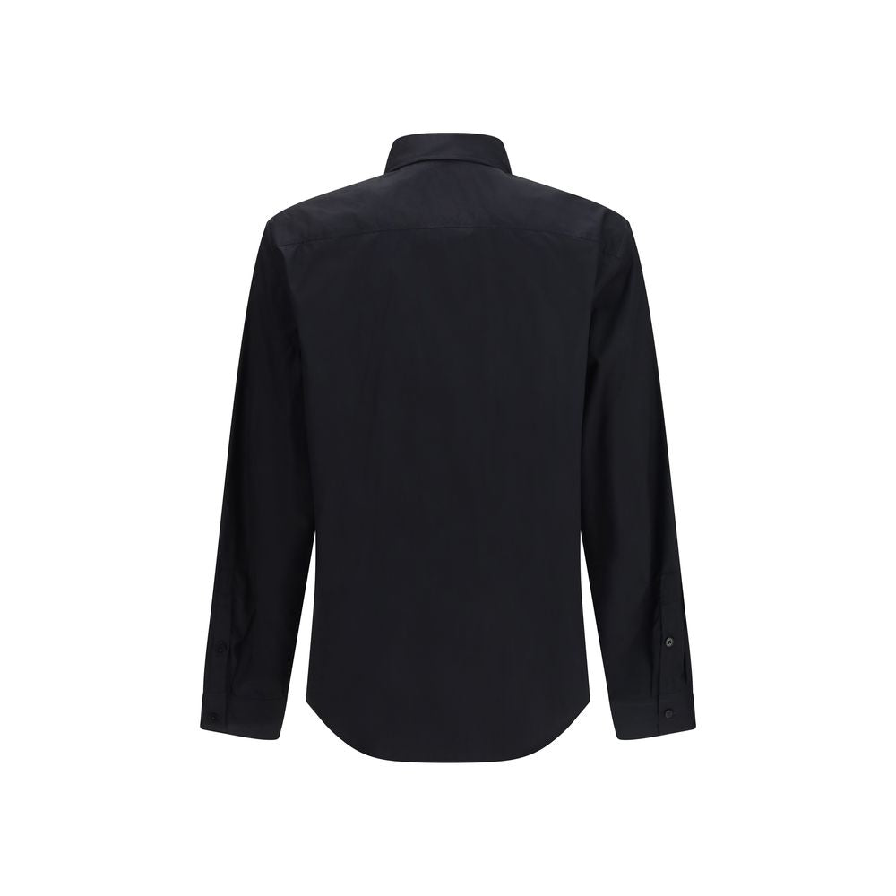 Versace Jeans Black Cotton Dress Shirt