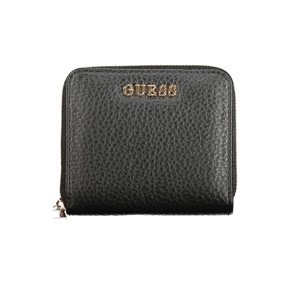 Guess Jeans Black Polyurethane Women Wallet