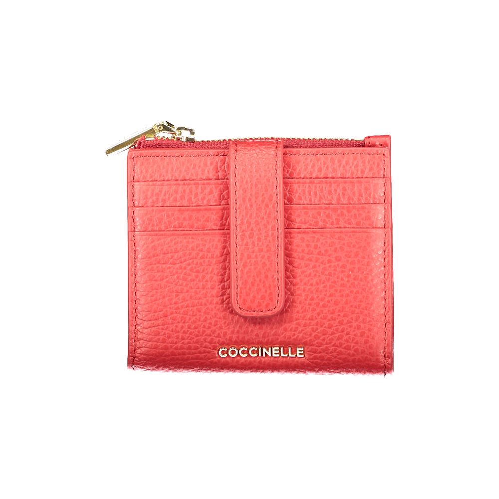 Coccinelle Rosso Leather Women's Wallet