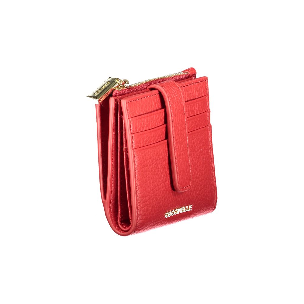Coccinelle Rosso Leather Women's Wallet