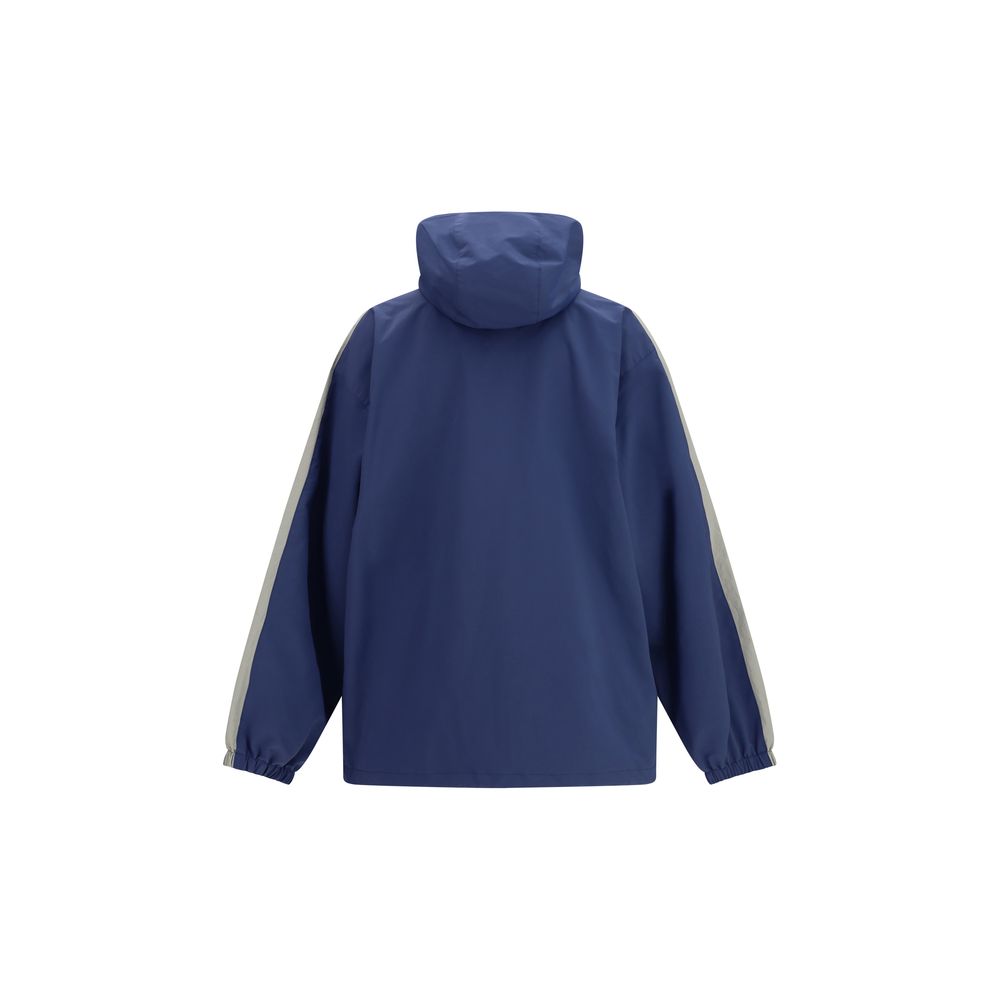 Balenciaga Blue Polyester Shell Jacket