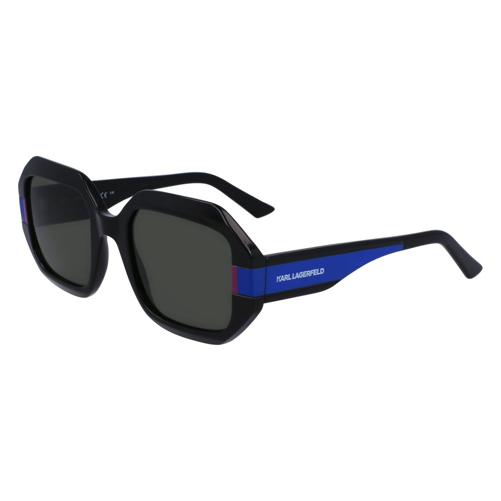 Karl Lagerfeld Black Injected Sunglasses