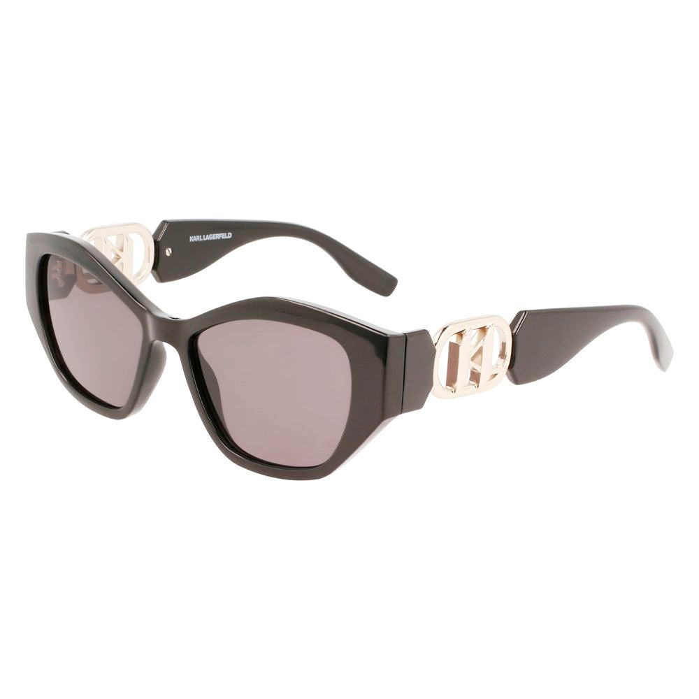 Karl Lagerfeld Black Injected Sunglasses