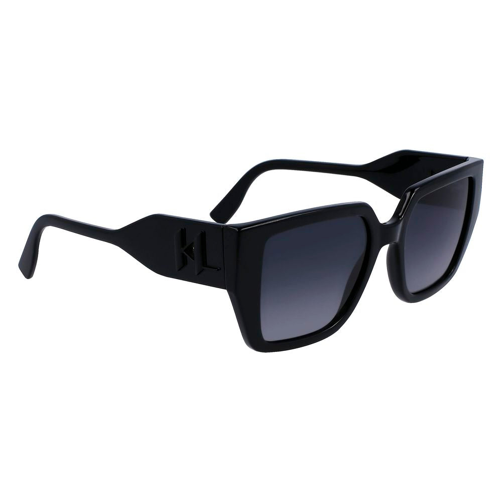 Karl Lagerfeld Black Injected Sunglasses