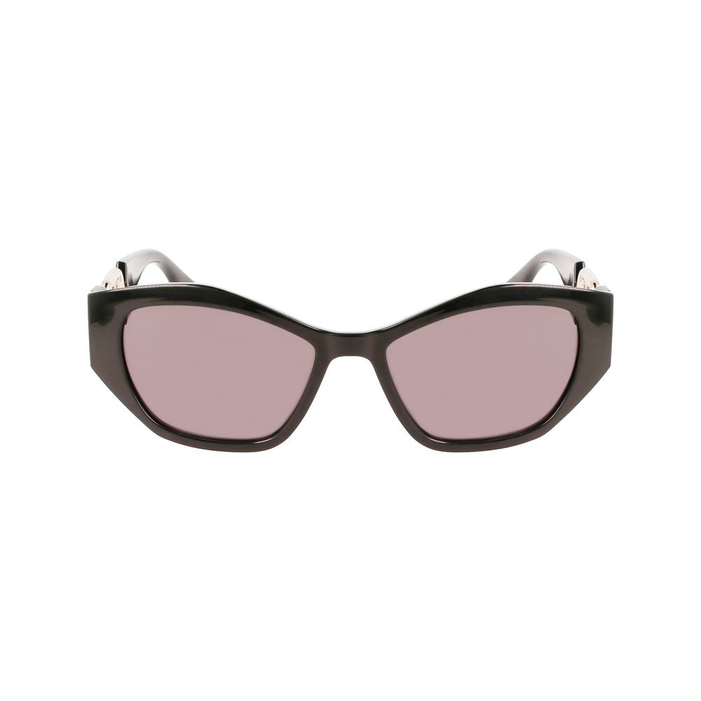 Karl Lagerfeld Black Injected Sunglasses