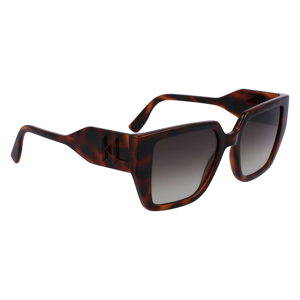Karl Lagerfeld Brown Injected Sunglasses