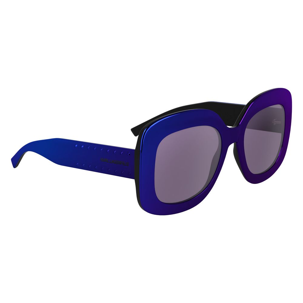 Karl Lagerfeld Purple Injected Sunglasses
