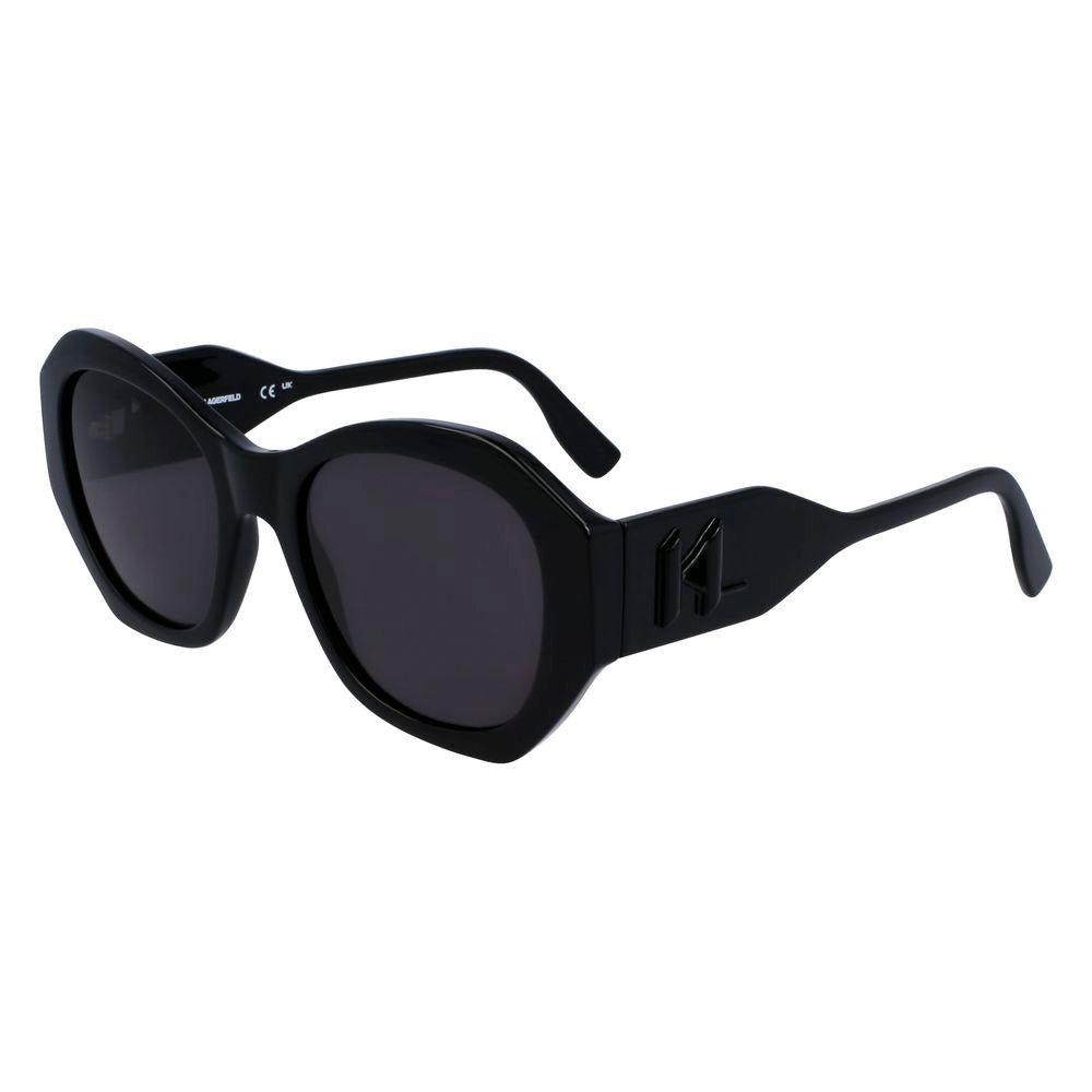 Karl Lagerfeld Black Injected Sunglasses