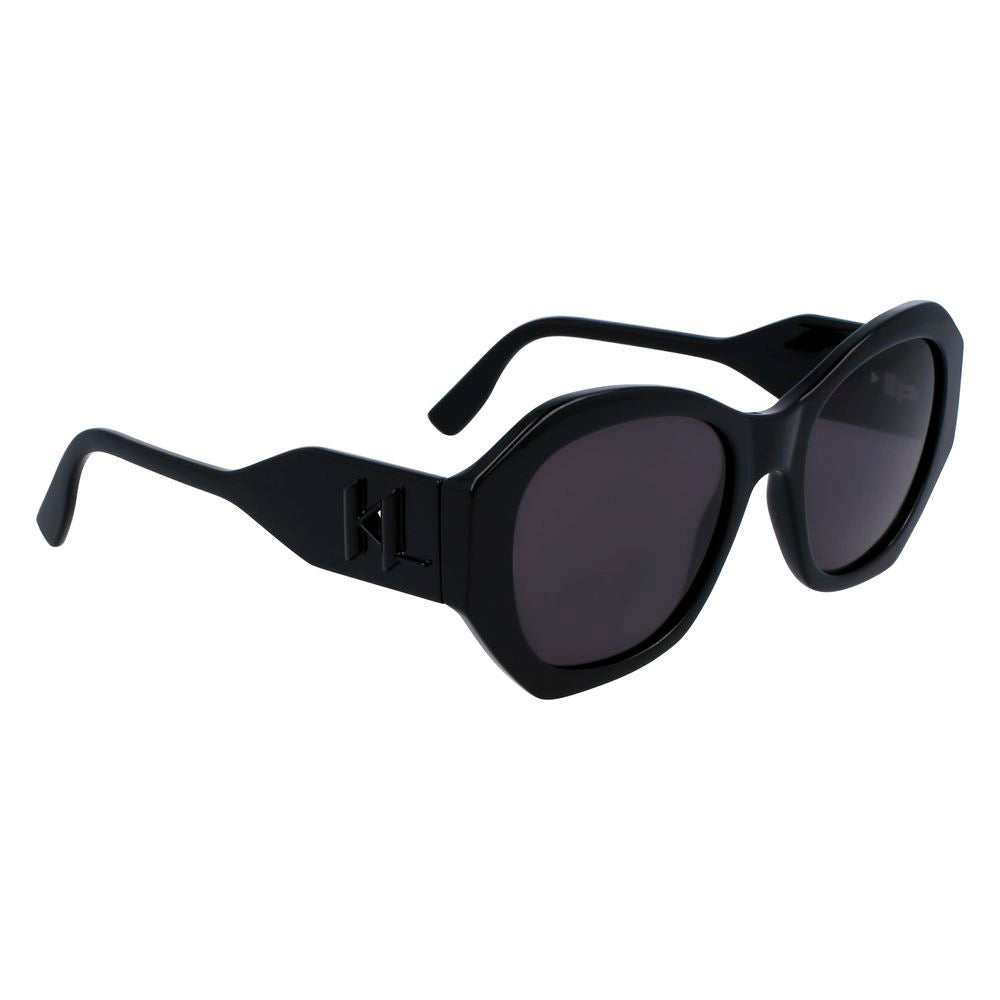 Karl Lagerfeld Black Injected Sunglasses
