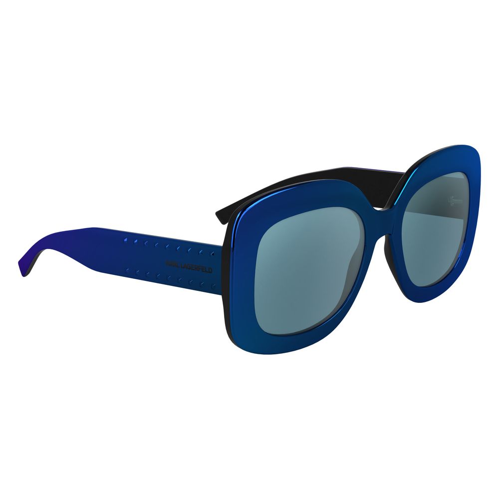 Karl Lagerfeld Blue Injected Sunglasses