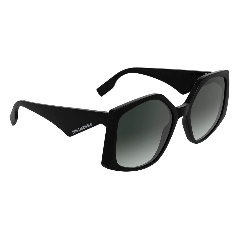 Karl Lagerfeld Black Injected Sunglasses