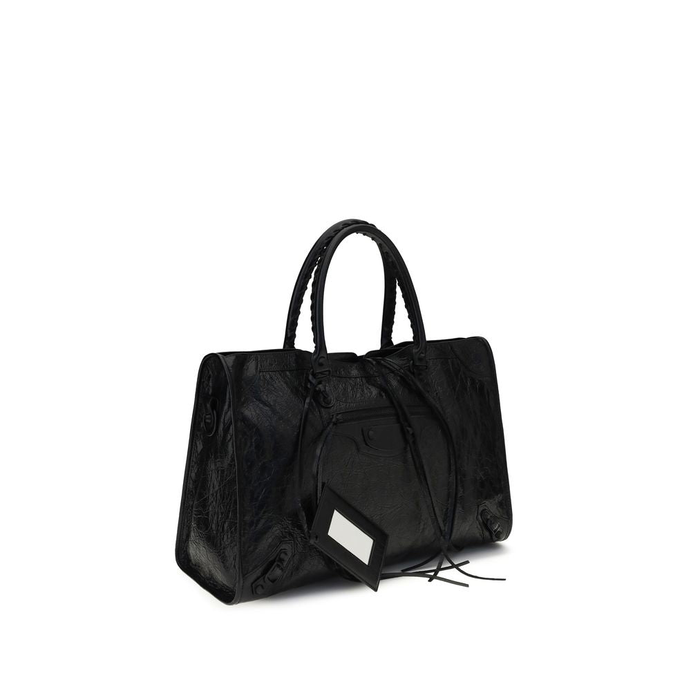 Balenciaga Black Lamb Ovis Aries Aries Handbag