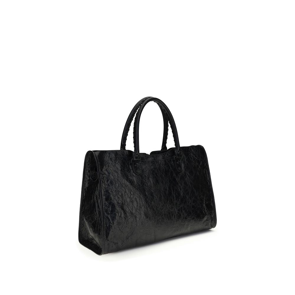 Balenciaga Black Lamb Ovis Aries Aries Handbag