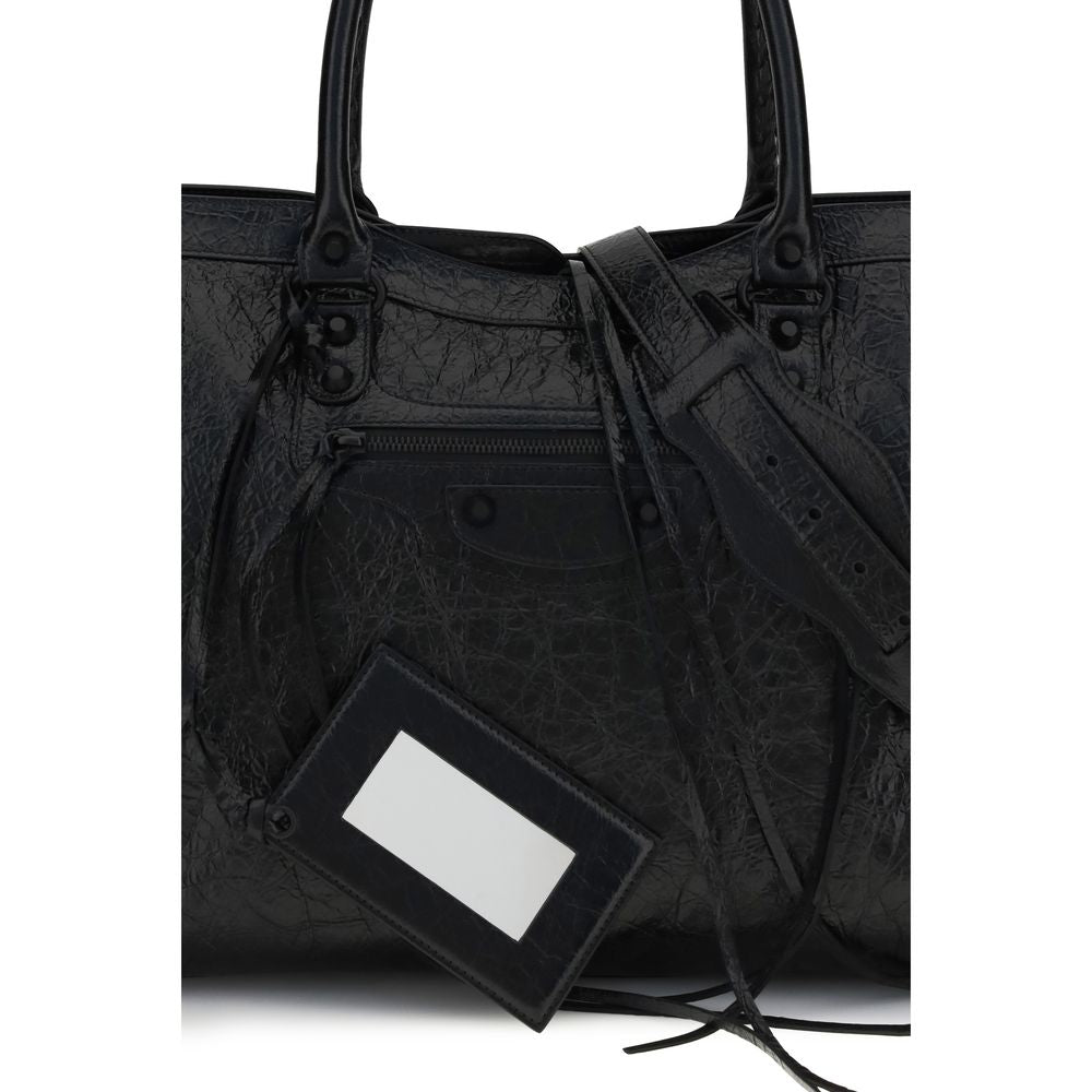 Balenciaga Black Lamb Ovis Aries Aries Handbag