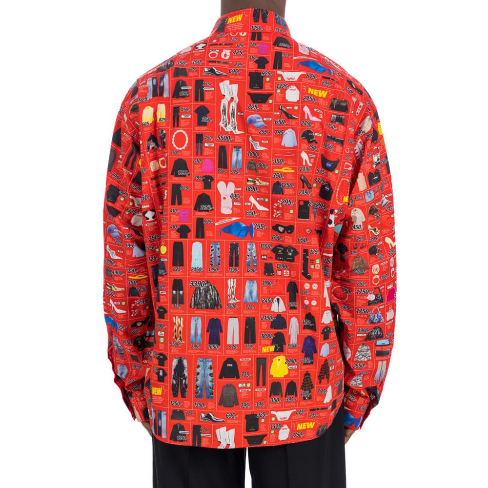 Balenciaga Multicolor Cotton Pattern Shirt