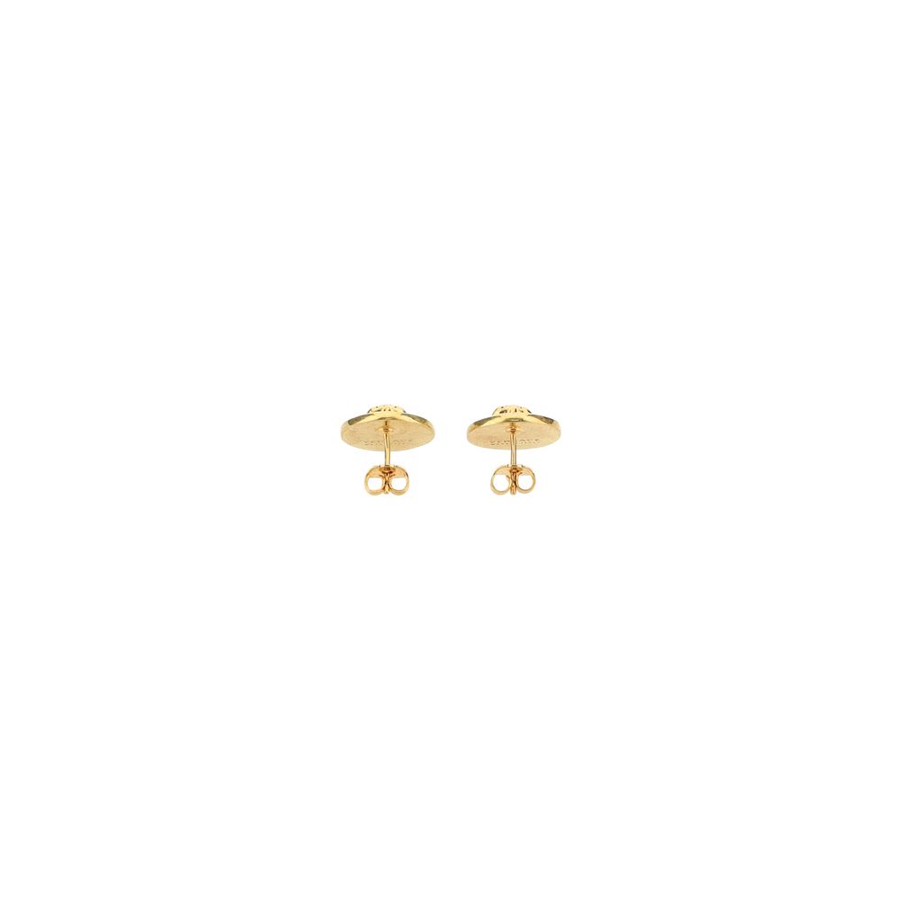 Versace Gold Metal Earrings