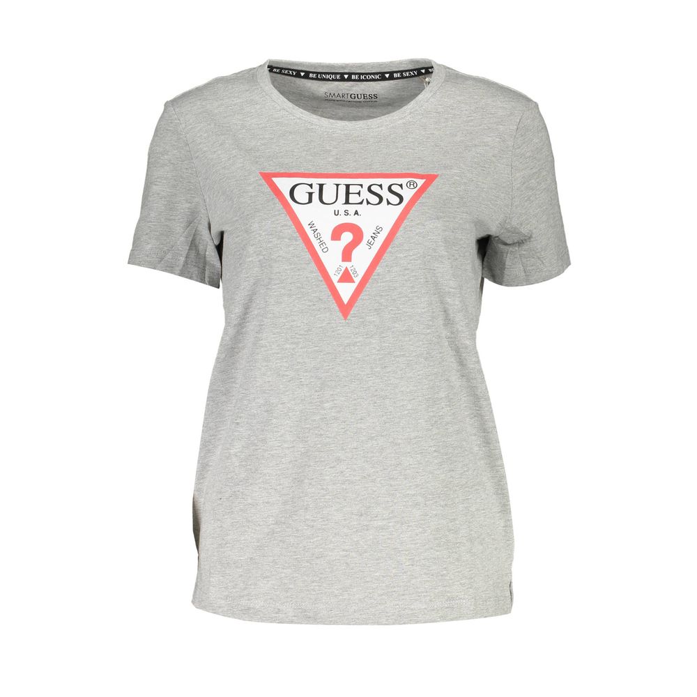 Guess Jeans Grigio Organic Cotton Woman T-Shirt