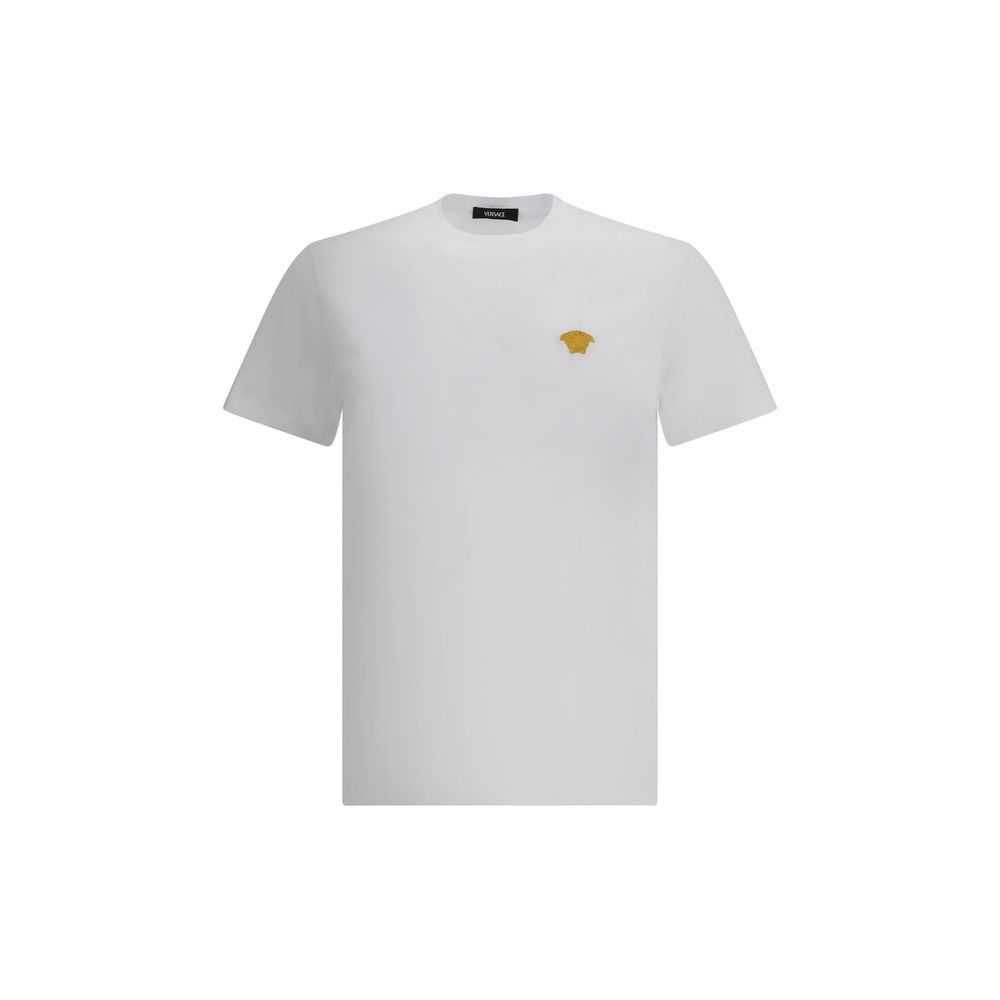 Versace White Cotton T-Shirt