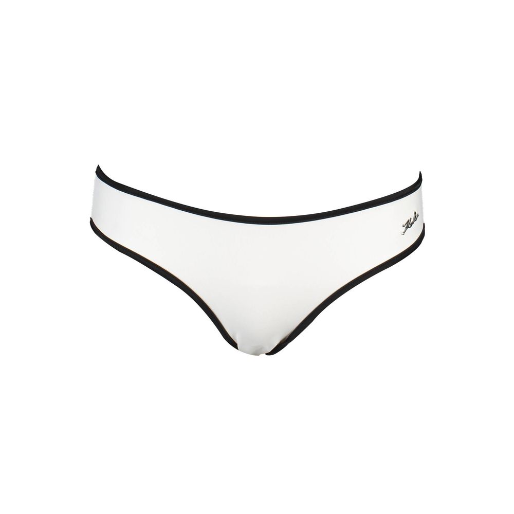 Karl Lagerfeld White Polyamide Women Swim Brief
