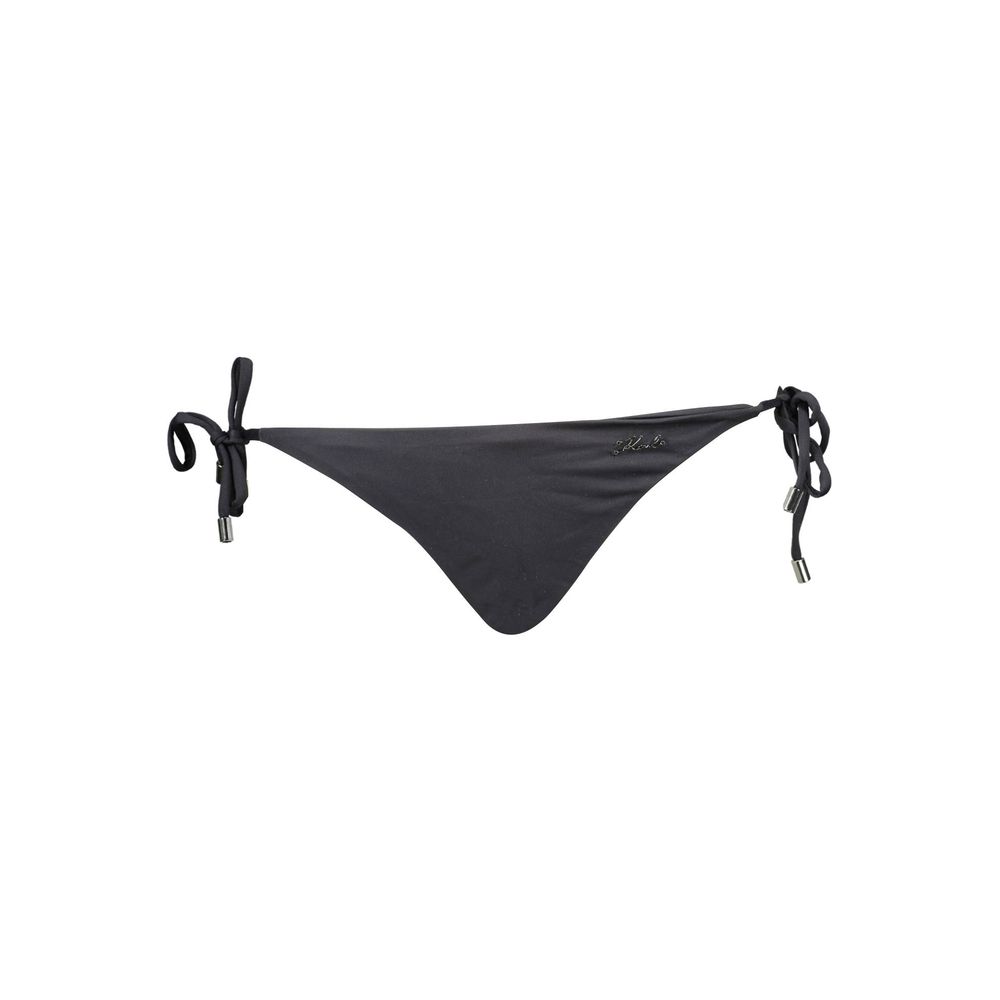 Karl Lagerfeld Black Polyamide Women Swim Briefs