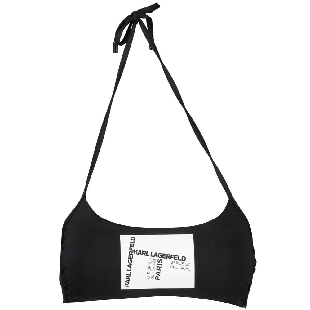 Karl Lagerfeld Black Polyamide Women Swimsuit
